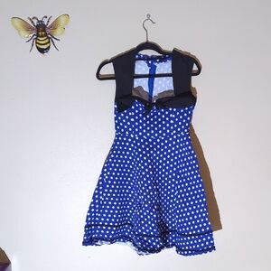Blue Polka Dot Dress